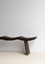 Wave Bench / Walnut