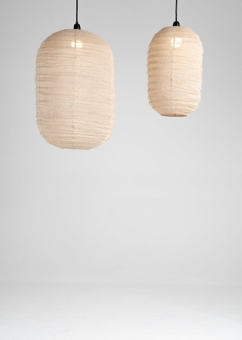Shanti Linen Lantern / Natural