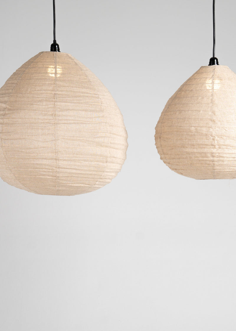Malam Linen Lantern / Natural