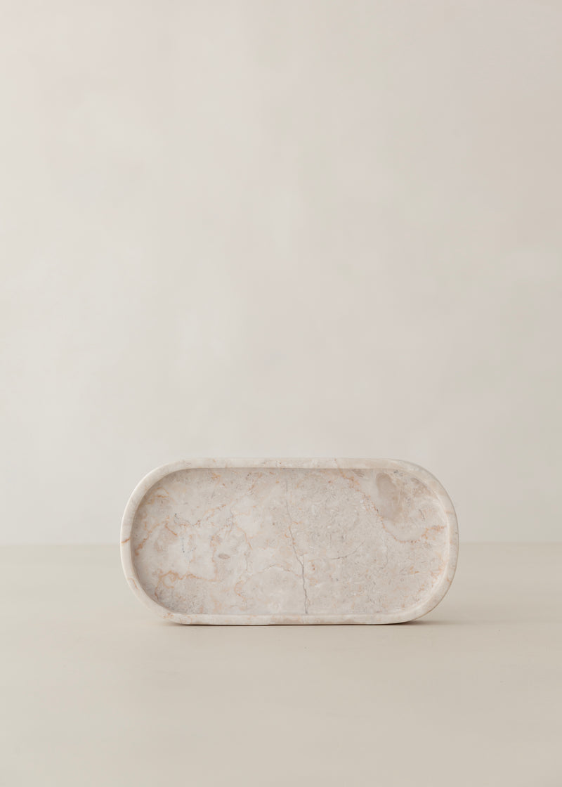 Eka Marble Tray / Cream