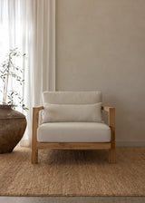 Flores Single Seater Teak Sofa