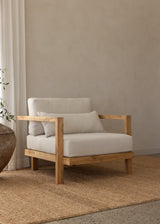 Flores Single Seater Teak Sofa