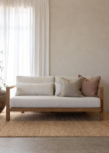 Flores Triple Seater Teak Sofa