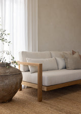 Flores Triple Seater Teak Sofa