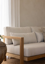 Flores Triple Seater Teak Sofa