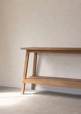 Sara Teak Console / Dark Teak