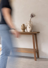 Sara Teak Console / Dark Teak