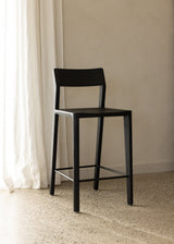 Glide Luxe Bar Stool / Black