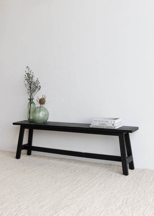 Jordy Teak Bench / Black