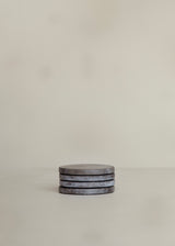 Lima Marble Coaster Set Of 4 / Black