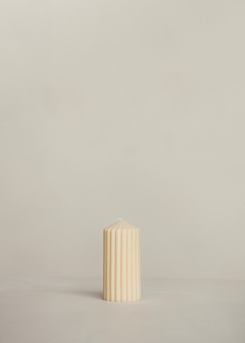 Cirque Pillar Candle / Gold