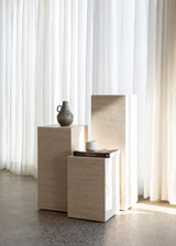 Mirra Plinth / Travertine