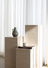 Mirra Plinth / Travertine