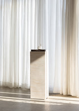 Mirra Plinth / Travertine