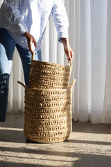 Raffia Basket Set Of 2 / Natural