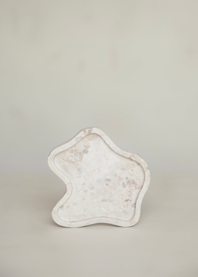 Oda Marble Tray / Cream