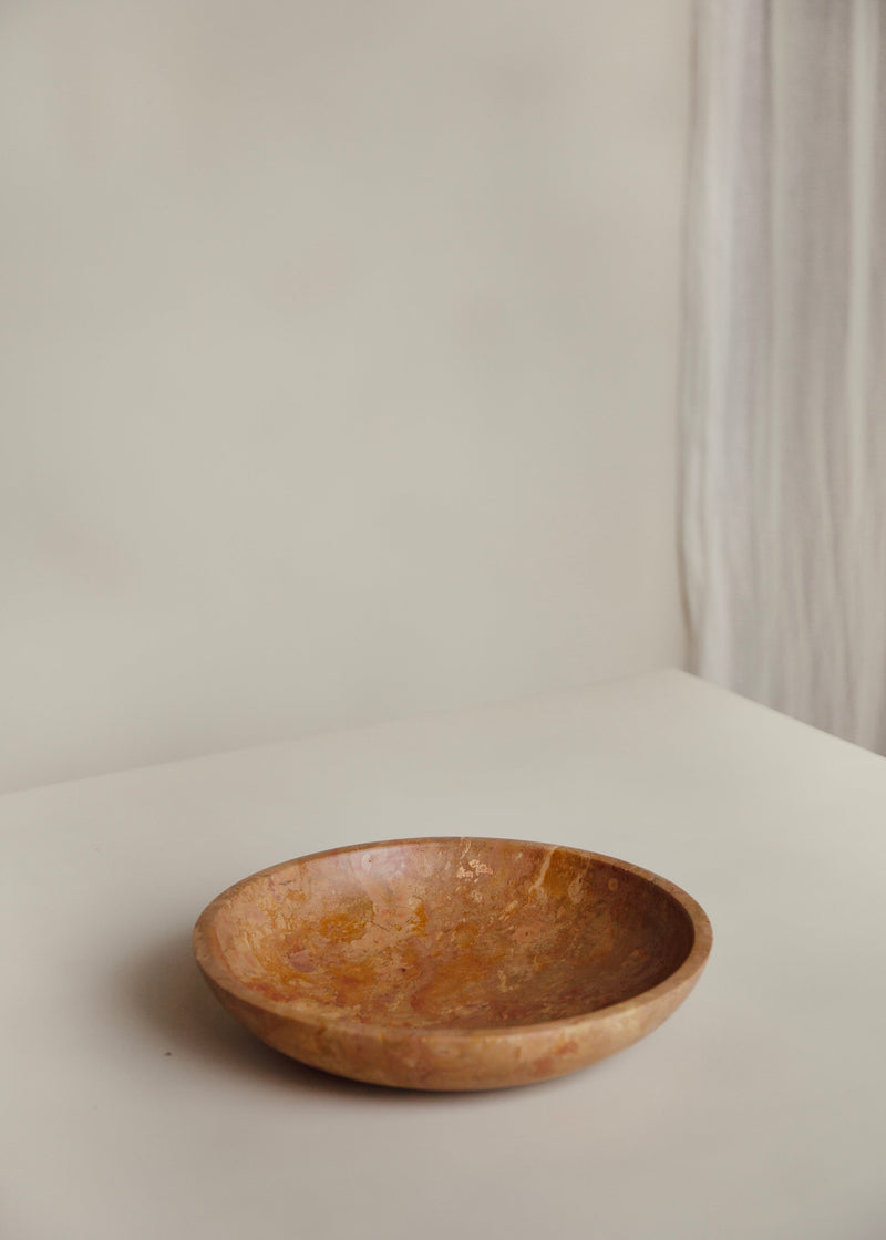 Nuru Marble Bowl / Pink Taupe