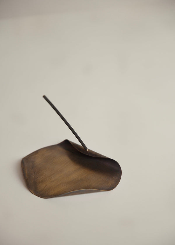 Bulan Brass Incense Holder