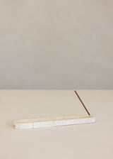 Isha Marble Incense Tray / Cream