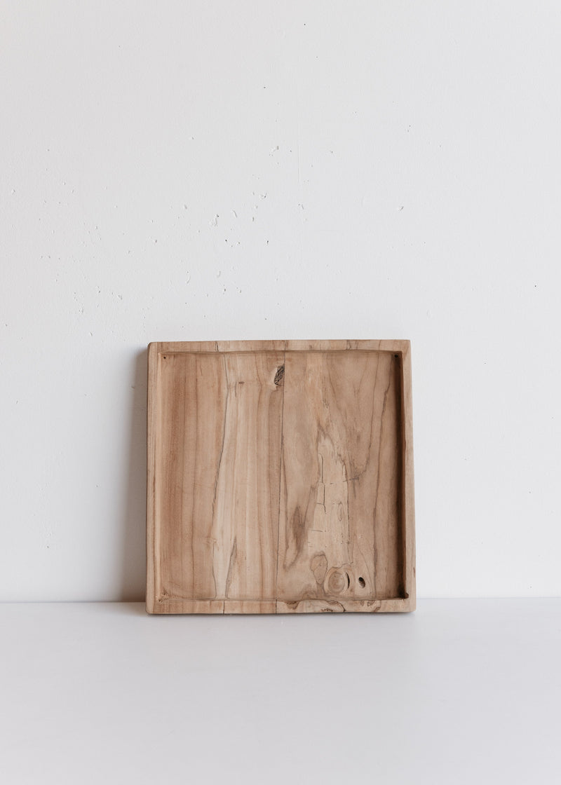 Rustic Square Wooden Tray