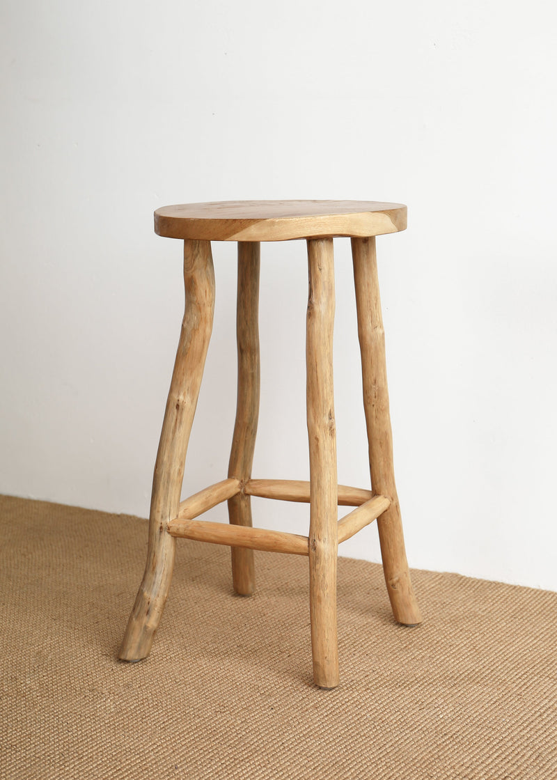 Katie Teak Stool / Natural