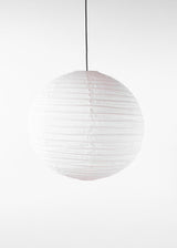 Globe Linen Lantern / Off  White