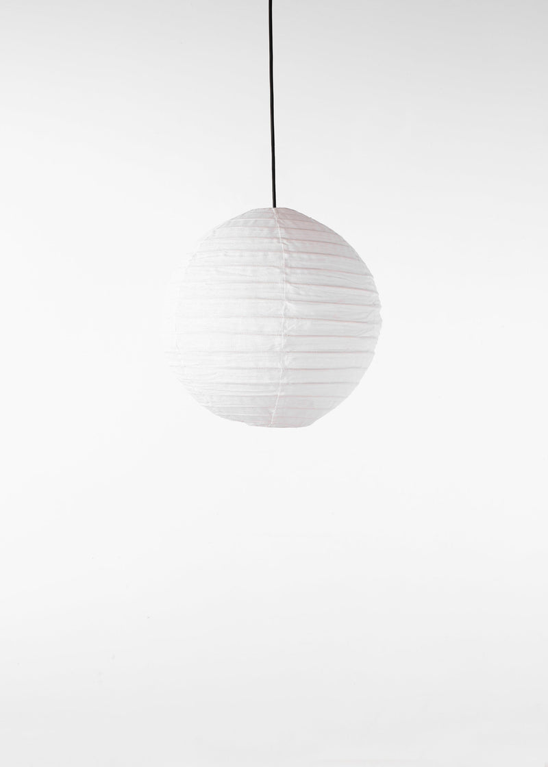 Globe Linen Lantern / Off  White