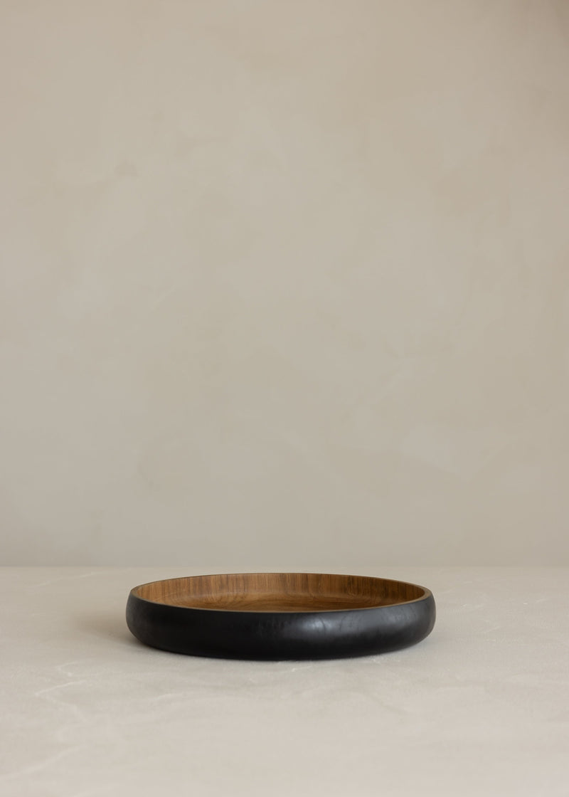 Dual Teak Bowl