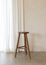 Village Stool / Dark Teak