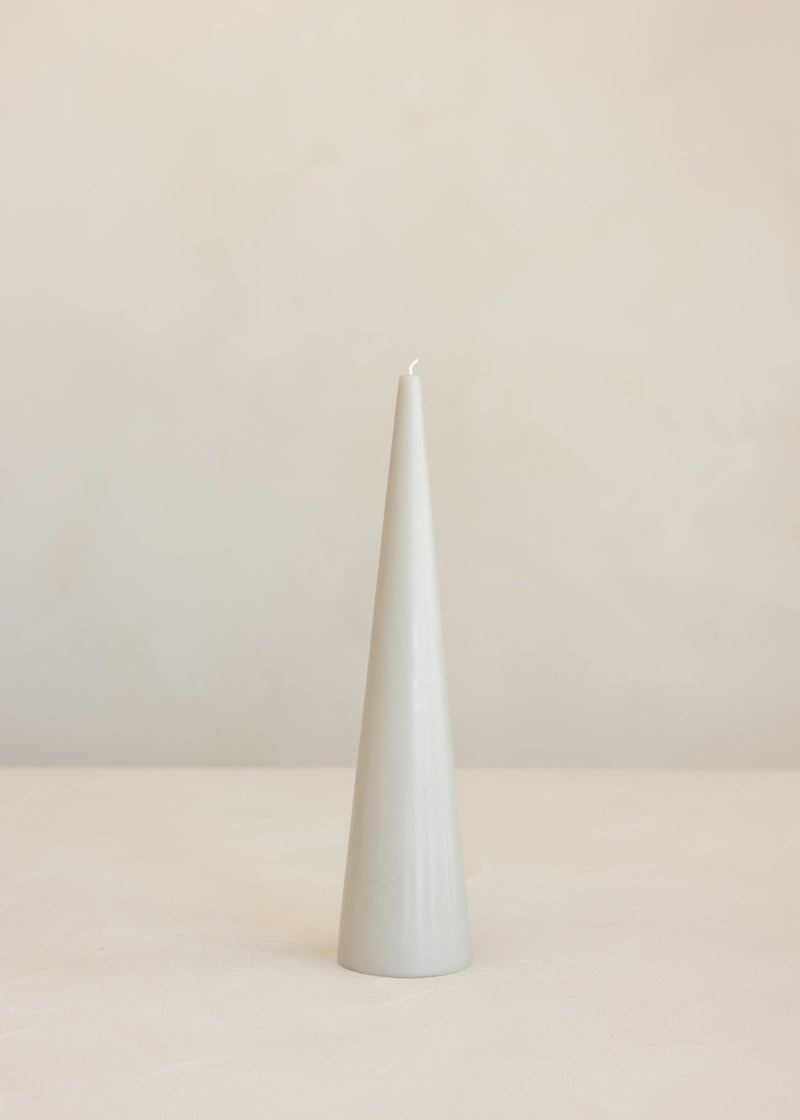 Cone Candle / Pale Eucalyptus