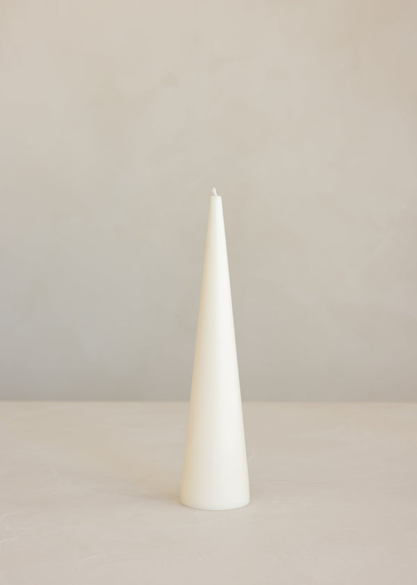 Cone Candle / Ivory