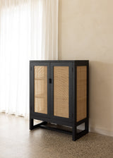 Alba Cabinet / Black & Bleach