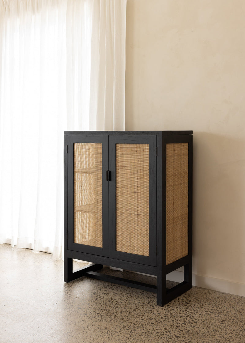 Alba Cabinet / Black & Bleach