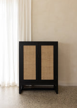 Alba Cabinet / Black & Bleach