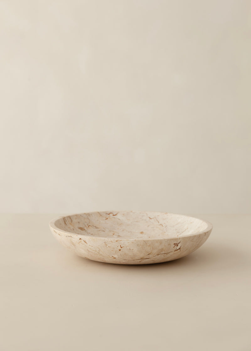 Nuru Marble Bowl / Cream