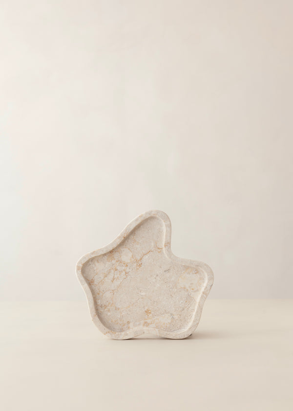 Oda Marble Tray / Cream