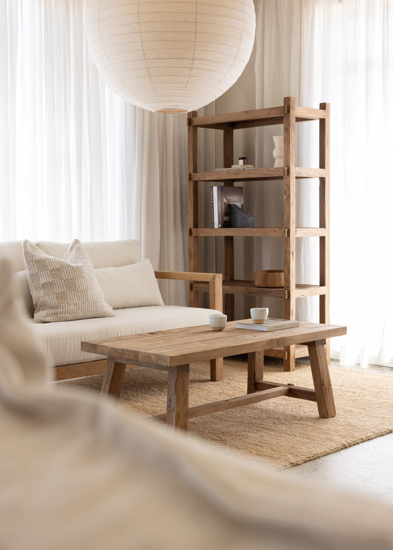 Settler Coffee Table / Dark Teak