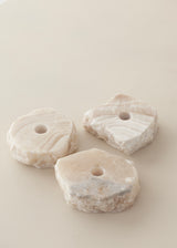Vela Onyx Candleholder / Ivory