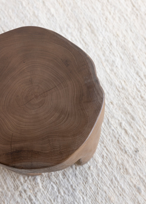 Tavi Stool / Dark Teak