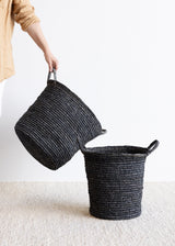 Sisal Basket Set Of 2 / Charcoal