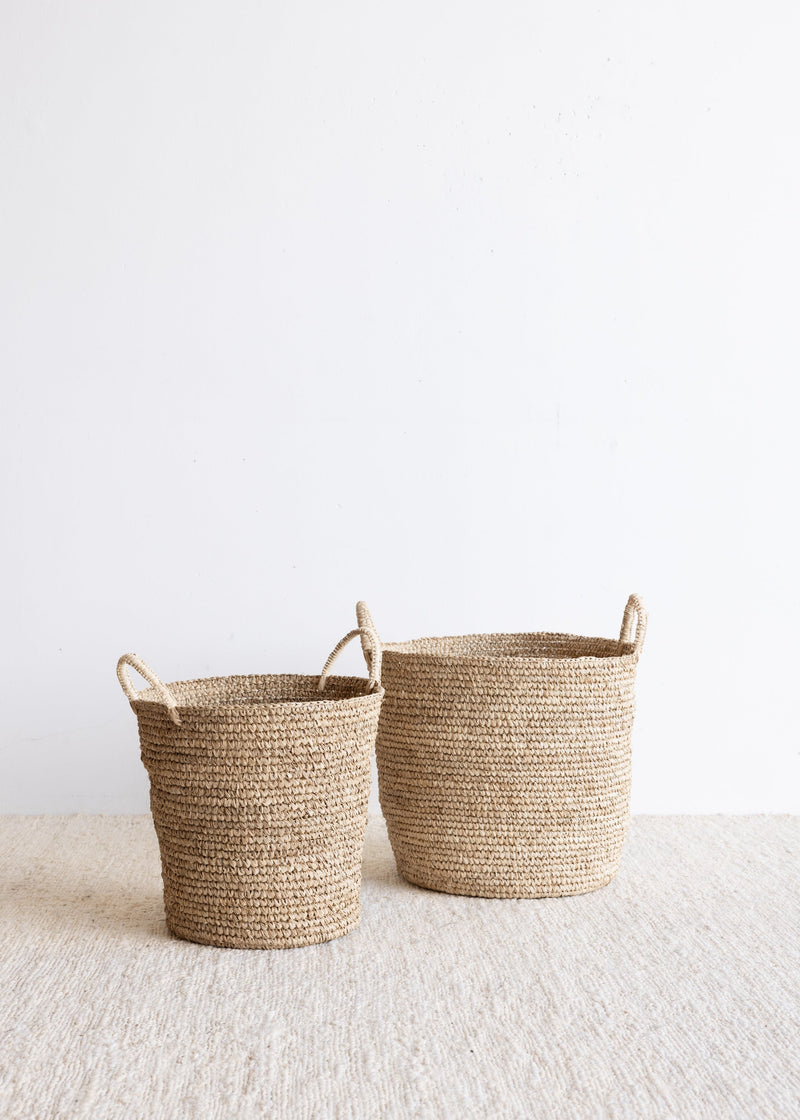 Sisal Basket Set Of 2 / Natural