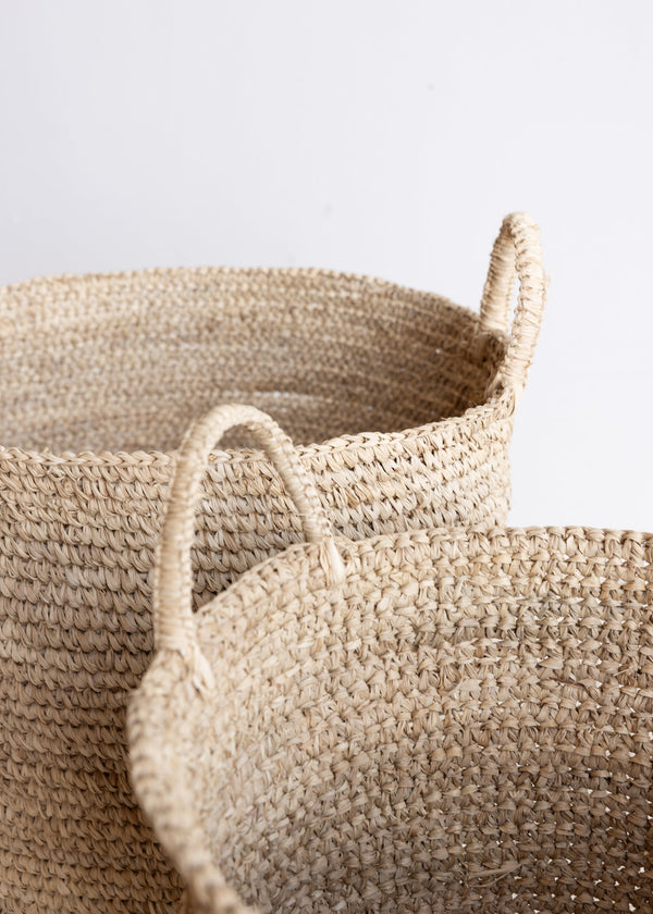 Sisal Basket Set Of 2 / Natural