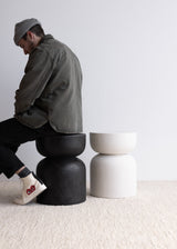 Fred Stone Stool / Bone