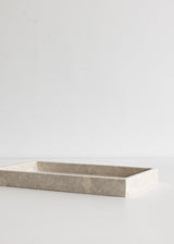 Marble Rectangle Tray / Cream