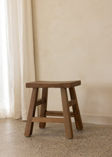 Zuri Stool / Dark Teak