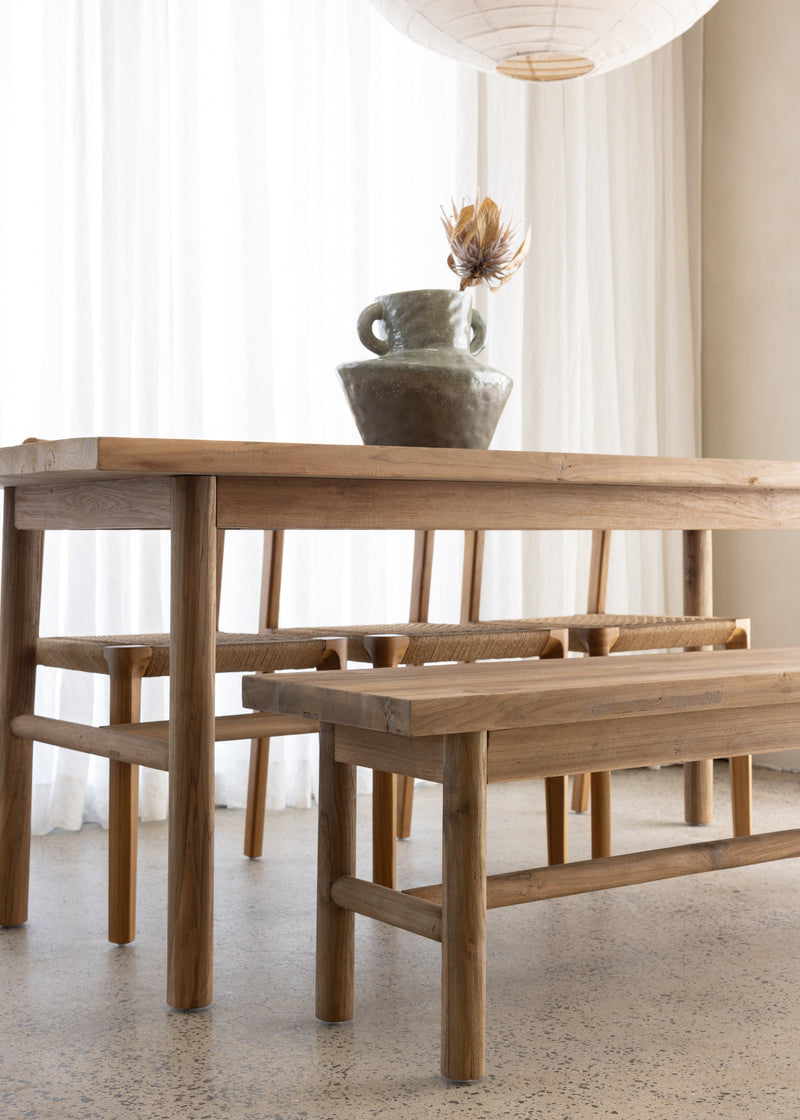 Parlour Dining Table / Dark Teak