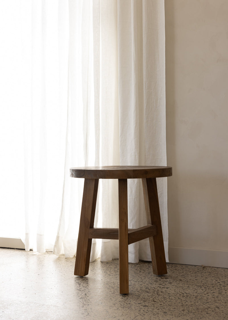 Nook Side Table / Dark Teak