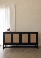 Alba Sideboard / Black & Bleach