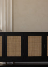 Alba Sideboard / Black & Bleach