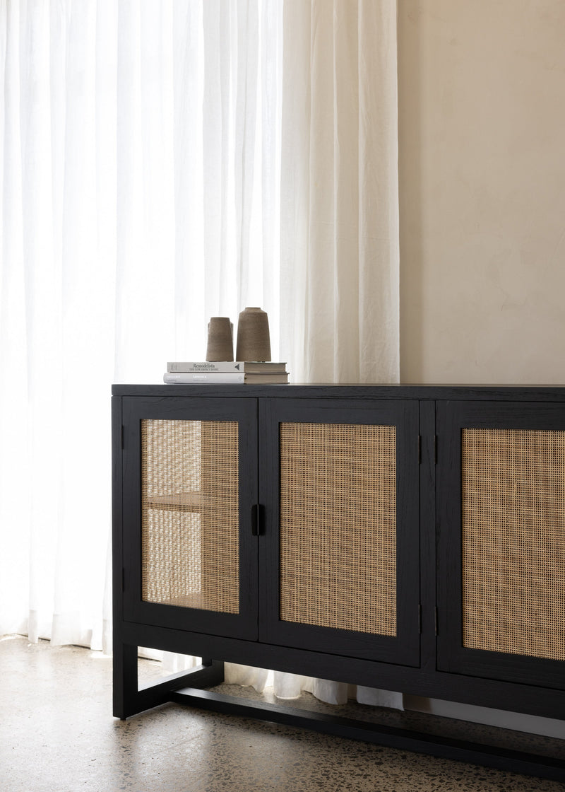 Alba Sideboard / Black & Bleach